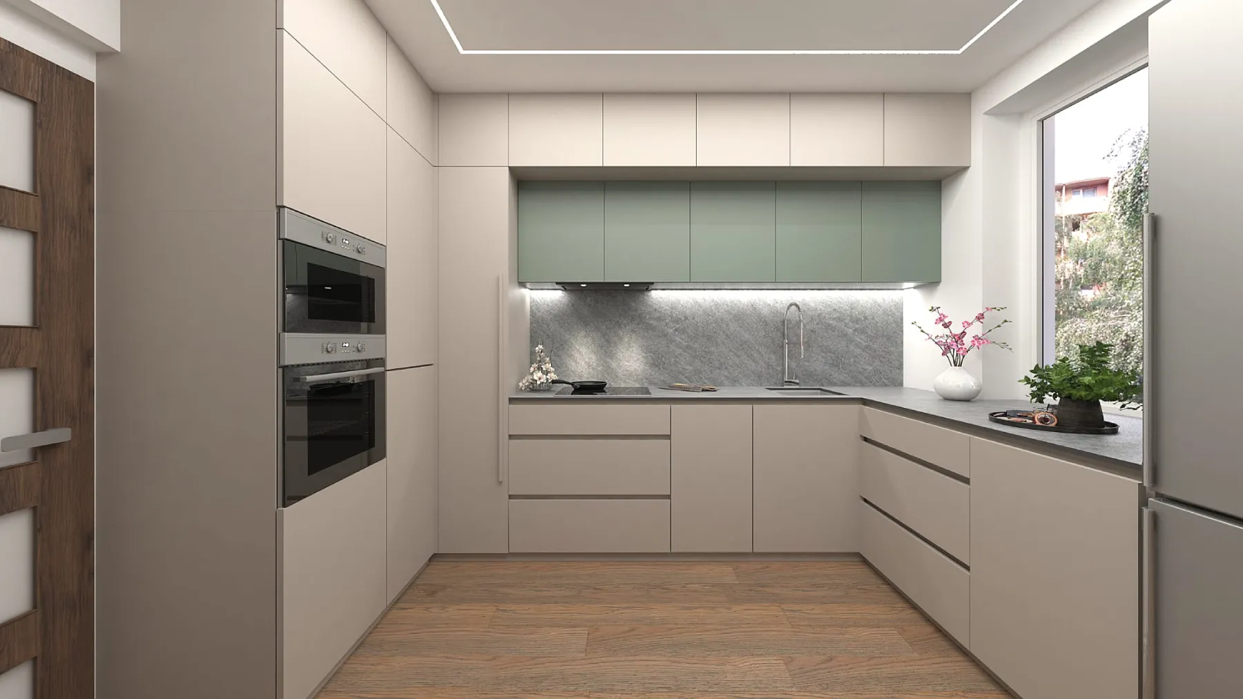 VOREM - kuchyně i podlaha